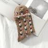 5 Paar Damen Herbst und Winter Neue Mode Alle Arten von Schönen Blumen In der Röhre Baumwollsocken