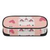 Pen Case High Capacity Strong Polyester Fabric Smooth Zipper with Main Pocket Mesh Layer and Removable Pen Divider for Boys Girls