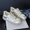 Korean version of high-end soft-soled small casual shoes 2025 summer new versatile fashion shit-stepping mesh women's shoes