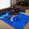 Cru-zeiro Esporte Club Crest Printed Office Carpet Chair Cushion  Entryway Rug, Rugs for Living Room, Bedroom Christmas gifts