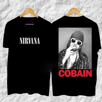 Rock Band Shirt Nirvana Nevermind Thai Kurt Kuben Men Fashion Short Sleeve 100%cotton Shirt Rock Band Tshirt CartoonTops Tees...