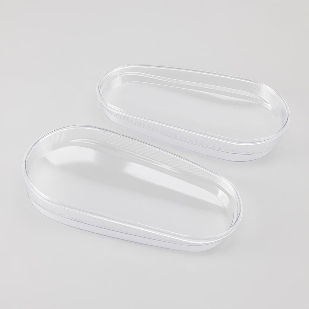 Left+Right Headlight Lens Shell Cover Lampshade For VW MK4 Golf/GTI/R32 99-2005