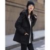 Demana Women's Three-Proof Tech Hooded 90% Goose Down Jacket
