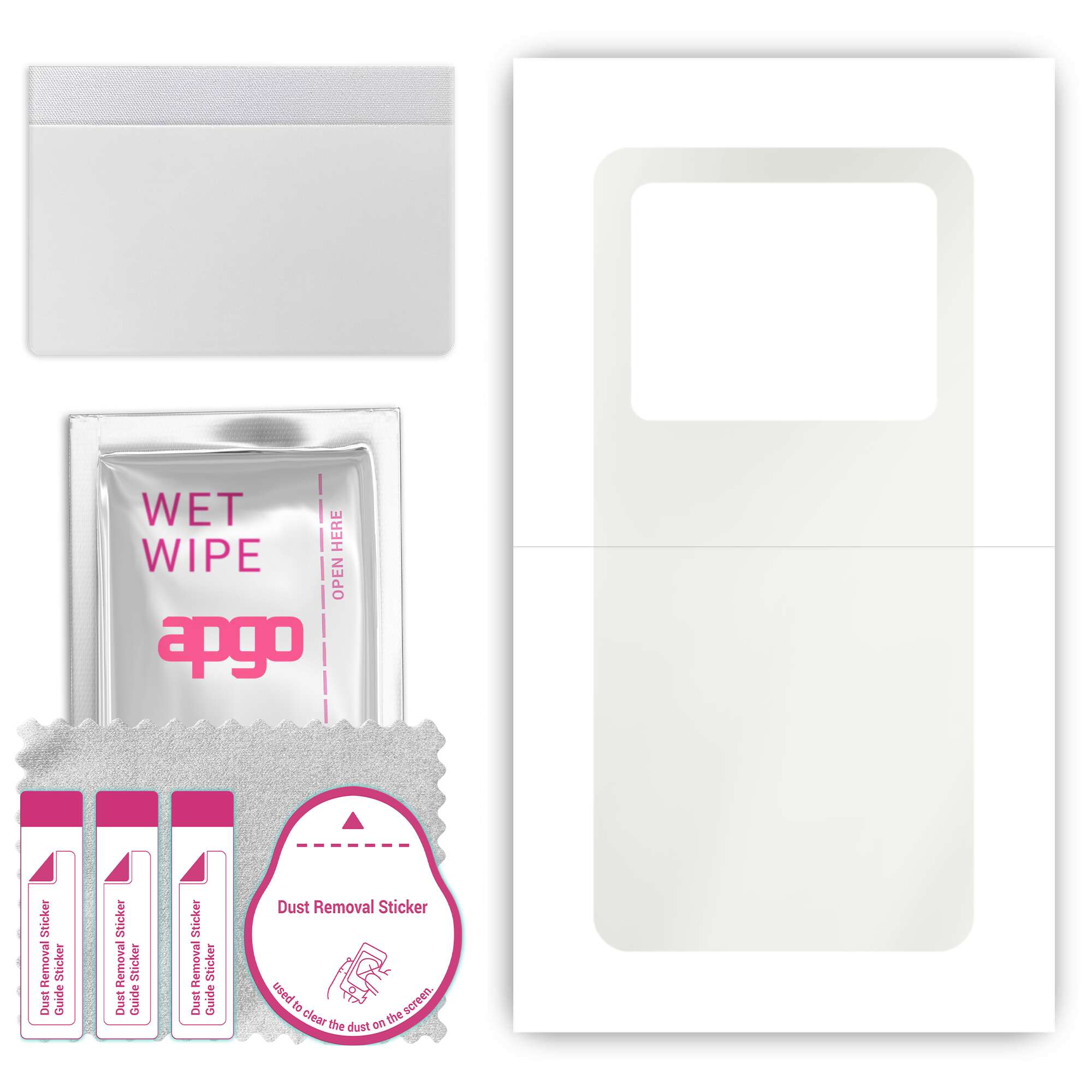 

apgo MATTE Protective Skin Sticker for the back compatible with Vivo X80, Wrap Film, Hydrogel Film, Flexible, Soft TPU with positioning layer easy ins