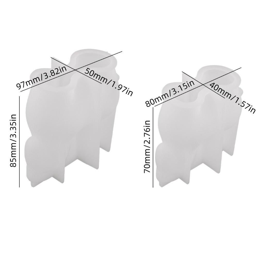 Gypsum Crafting 3D Pony Silicone Mold Cute Reusable Epoxy Resin Mould Handmade Craft DIY Plaster Ornaments Mold Home Decor