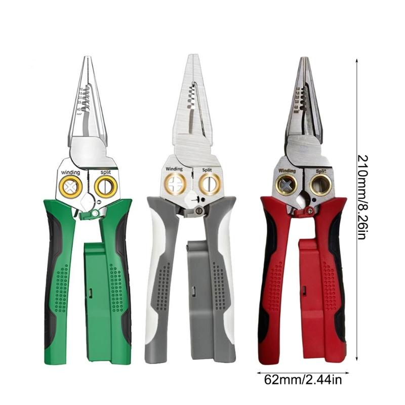 Wire Stripper Twisters for  and Pulling Wire Cable Scissors for Scraping and Pressing Wire with Voltage Tester