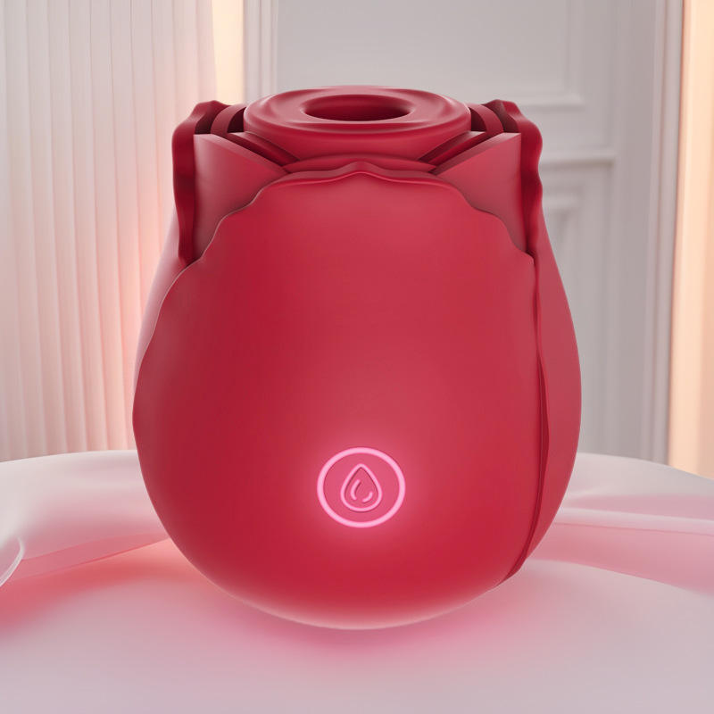 Adult 10-Speed Clitoral Suction Masturbator Jumping Effect Rechargeable Waterproof Silicone Rose Vibrator for Breast Stimulator