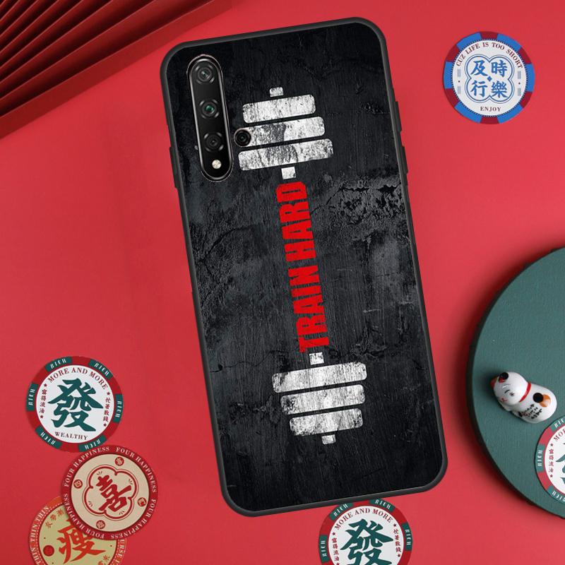 Fitness Bodybuilding Gym For Huawei Nova 11i 8i 12i 12s 9 10 SE Y60 Y70 Y90 Y72 Y73 Y61 Y91 P60 Pro P30 P40 Lite Case