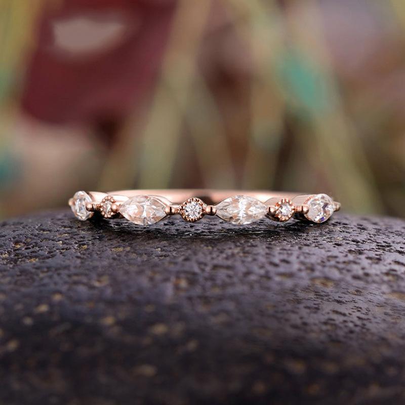 1Pc Niche Design Cool Style Light Luxury Fashion Ring