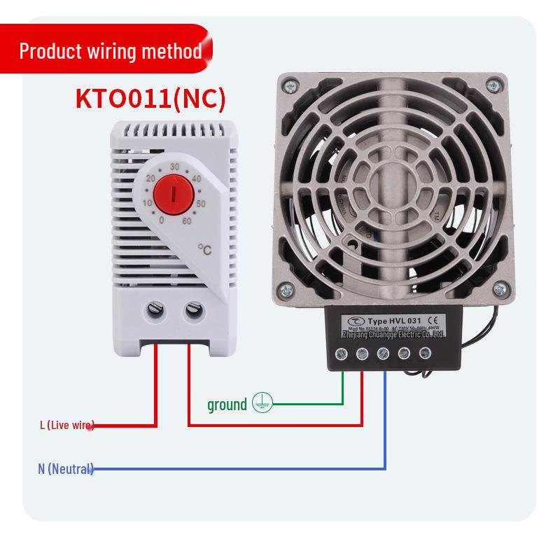 KTO011 KTS011 Mechanical Thermostat Fan Controller
