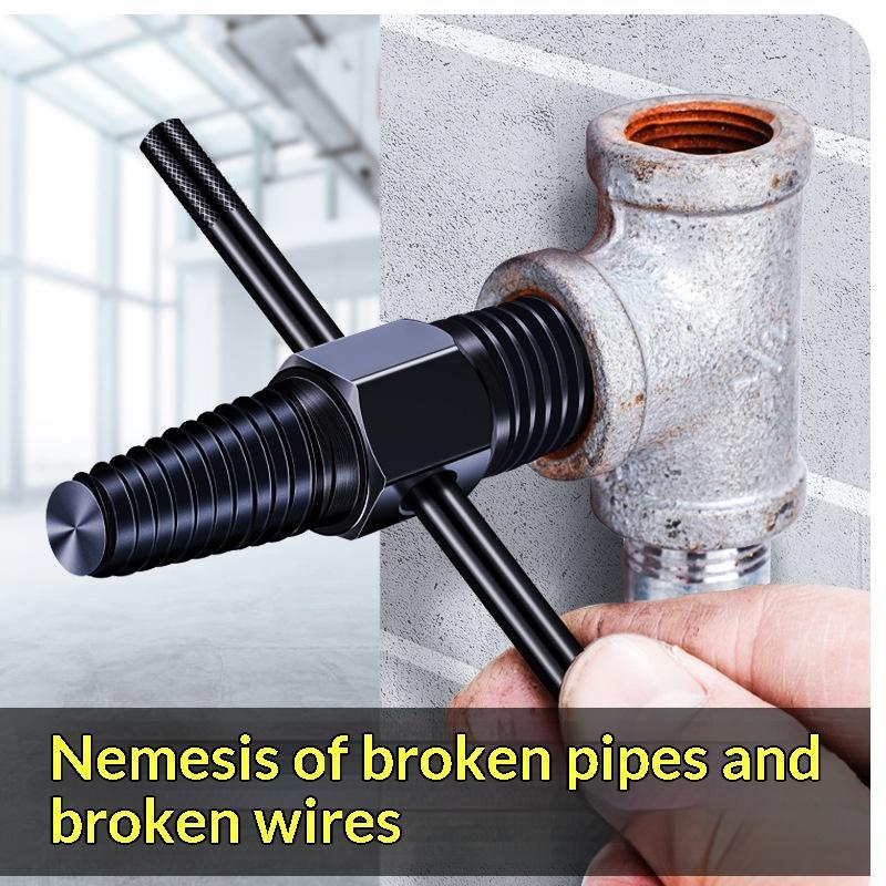1/5/6 Pcs High Carbon Steel Broken Screw Extractor Thickened Deep Thread For Home Plumbing Repair Diy Jobs