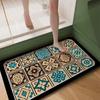 Diotomite Bathroom Mat Non-Slip Foot Floor Mats Quick Dry Super Absorbent Shower Pad Toilet Carpet Doormat Washable