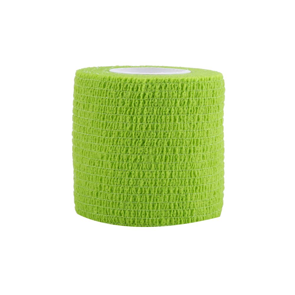 5 Rolls Celsiusset Waterproof Self Adhesive Bandage Tape Finger Joints Wrap Sports Care(Green)