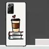 Books And Coffee Case For Samsung Galaxy S23 S24 S25 Ultra S9 S10 S20 S21 S22 Plus S23 FE S25 FE Phone Cover