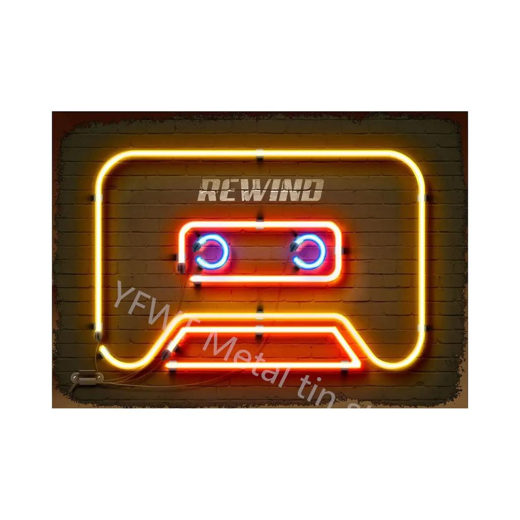 Vintage Colorful Neon Toilet Sign Sexy Woman Plaque Vintage Tin Sign Retro Metal Sign Decorative Plaque Wall Decor