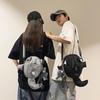 Shark messenger bag women's shoulder bag cute summer commuter mobile phone bag men's trendy cycling bag