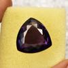Natural Purple Sapphire Loose Gemstone Ceylon Trillion Cut 24x24mm September Birthday Birthstone