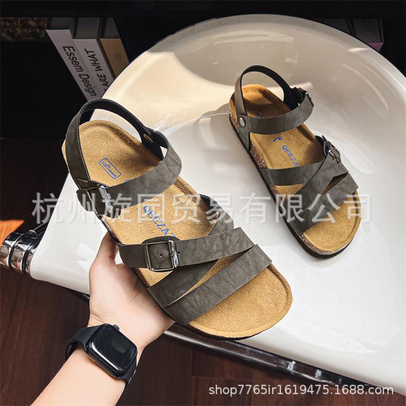

3289 sandals men s and women s summer breathable outdoor beach shoes new versatile retro men s shoes 44