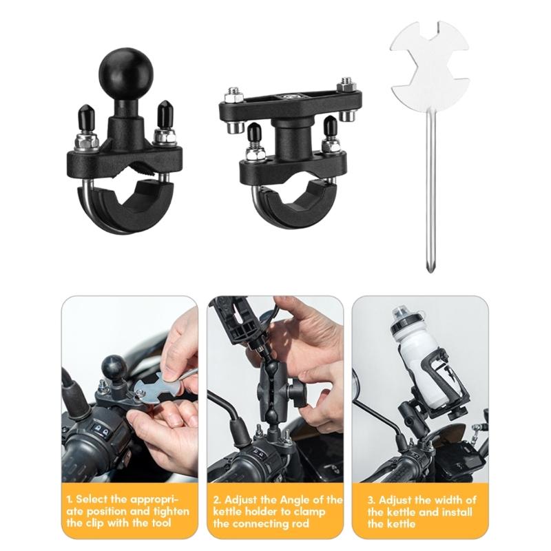 Multifunction Water Bottle Cup Holder Motorbike Cycling Drink Bottle Mount Rack