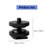 Professional 1/4inch Double Nut Tripod Mount Screw to Flash Camera Hot Shoe Adapter Tripod Mount Adapter Accessories