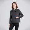 Women's Elegant Short Pure Wool Double-Faced Coat