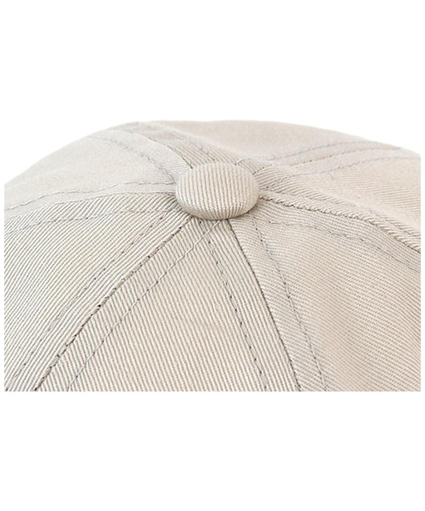 Yunibeosyeolkemiseuteuli Back Logo Cotton Beige Ballcap