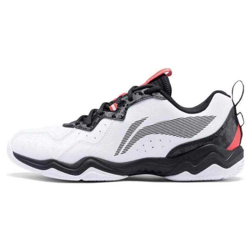 Li-Ning CS6 Unisex Low-top Badminton Shoes White Black AYTS055-3 37