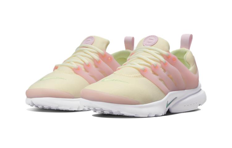 Nike Presto Fabric Vintage Cushioning Support Cushioning Support Low Top Kids' Running Shoes Coconut Milk 844766-102