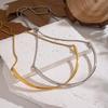 Xia Ling High-End Titanium Steel Adjustable Snake Chain Necklace - Non-Fading Fashion for Women