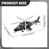 1:52 Helicopter Model Toy Aircraft Children Aviation Gift with Display Stand