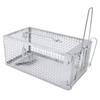 Eisen Ratte Mausefalle Käfig Einzeltür Lebendtierfalle für Indoor Outdoor Kleintier