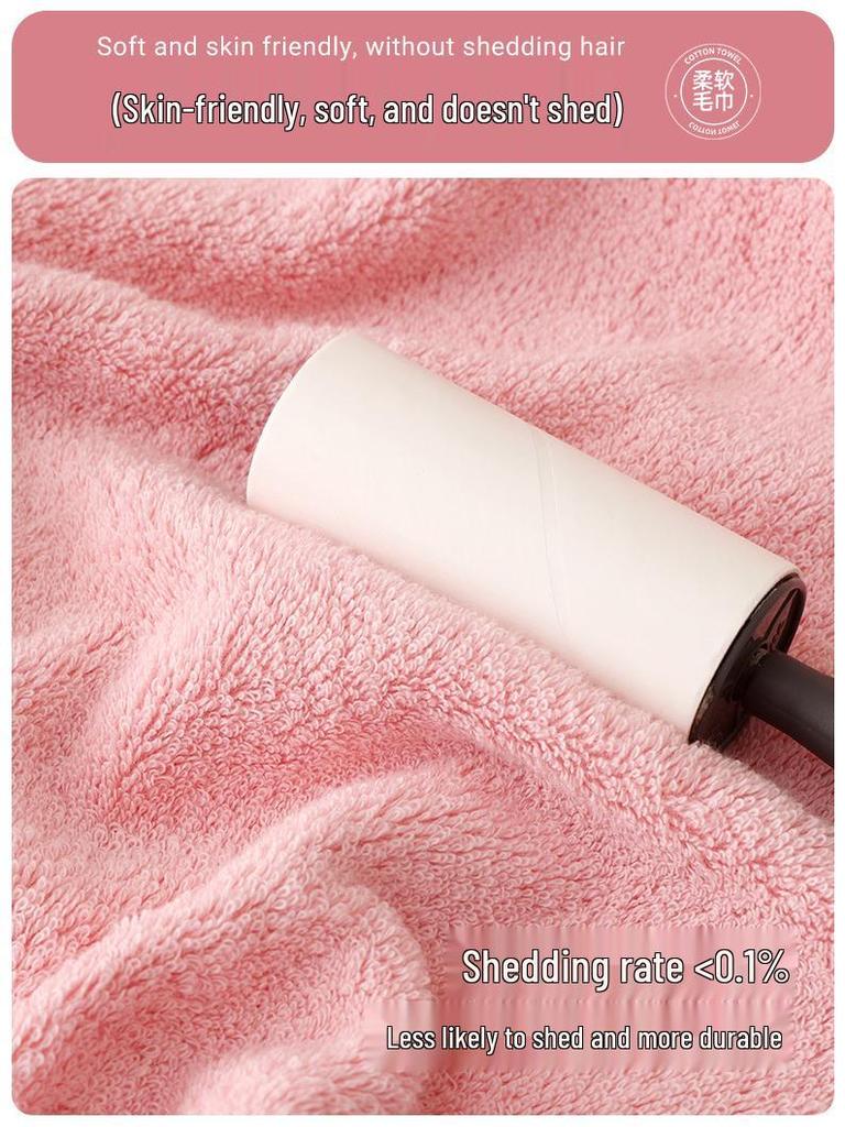 Park Hee Long-Staple Cotton Face Towel: Absorbent, Thickened, Non-Shedding, All-Cotton Washcloth.