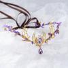 Twig Branch Design Elven Crown Rhinestone Decorated Fairy Headpiece Elf Tiara  Festival Wear
