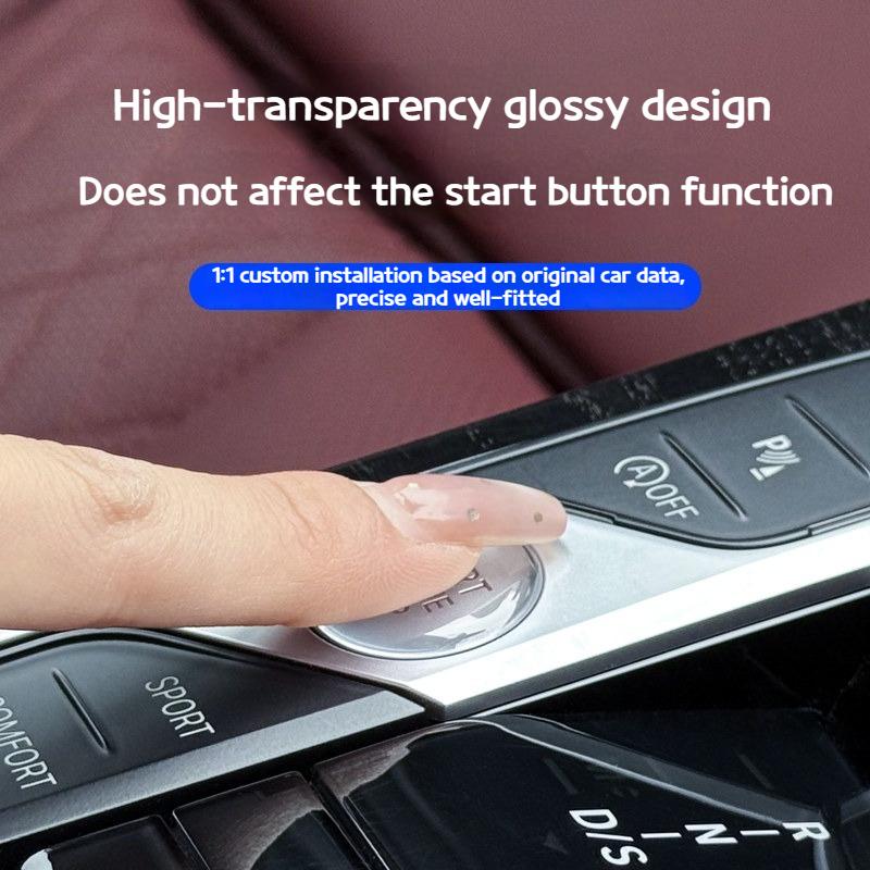 One-click start button protects the glue-free transparent For BMW 3 7 Seriesi3 X3X5X7 G20 G01 G05 G07 -2026 sticker products