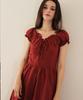 KOOLKITTEN Bella Ribbon Puff Long Maxi Dress