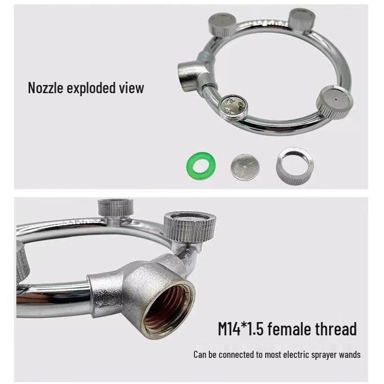 Stainless Steel Five-Hole Circular Atomizing Electric Spray Nozzle