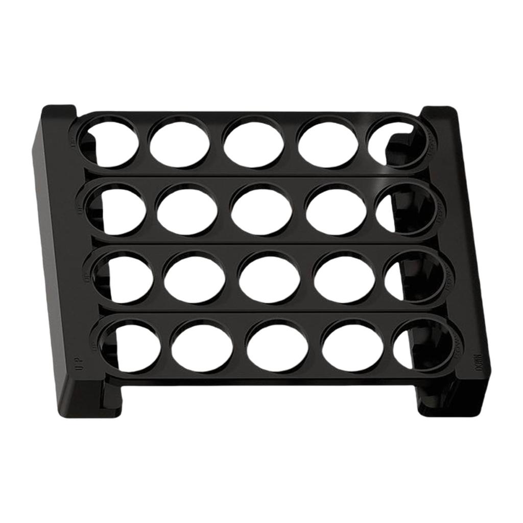 20 Kapseln Kaffeekapsel Regal Platzsparend Wandmontiert ABS Kunststoff Display-Rack Küchenarbeitsplatte Aufbewahrungslösung