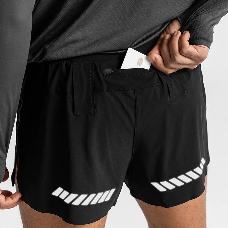 Men's Summer Quick-Dry Waterproof Reflective Casual Shorts