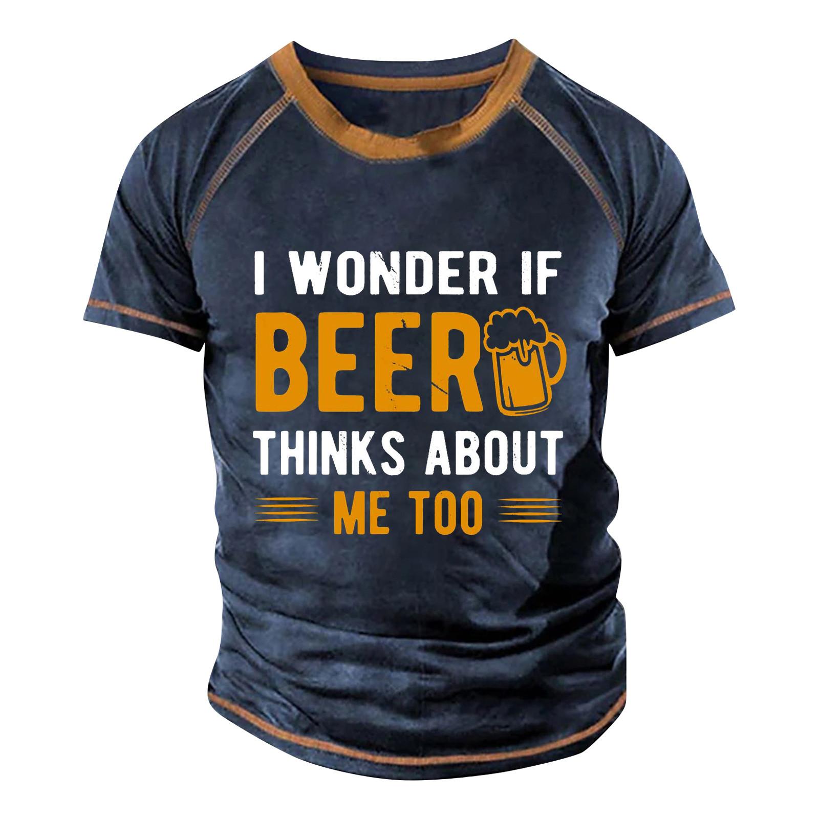 

Мужская футболка реглан в стиле ретро с коротким рукавом и круглым вырезом с буквенным принтом, топы XXXXL синий