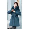 Plush Parker Down Jacket for Women, New Winter Thickened Cotton Coat for Small People, Workwear Cotton Jacket