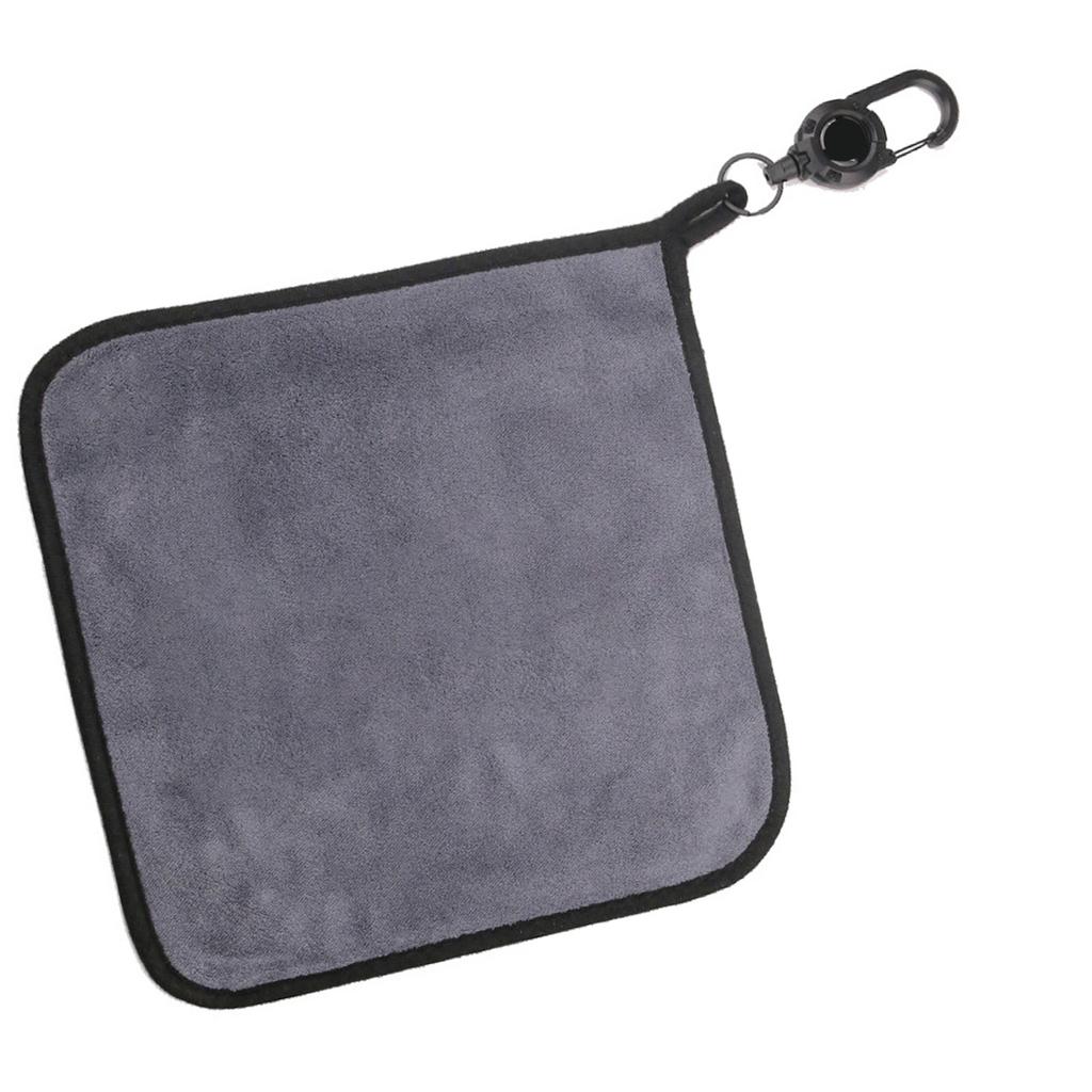 Portables Fishing Accessory Towel With Carabiner Fast Water Absorption Fishing Towel Fishing Accessory