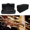 Trumpet Carrying Case Water Resistant Double Transport Handles Trumpet Box with Handle Strap
