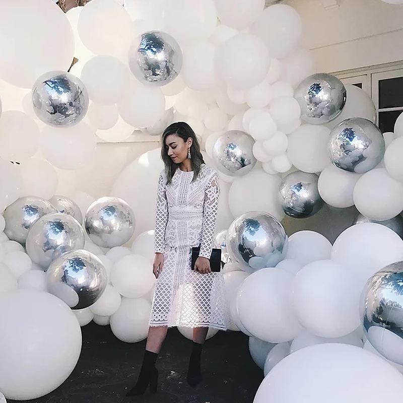 5-36inch White Balloons Wedding Party Inflatable Helium Balloons Decoration Toy Baby Birthday Party Engaged Bride To Be Supplies