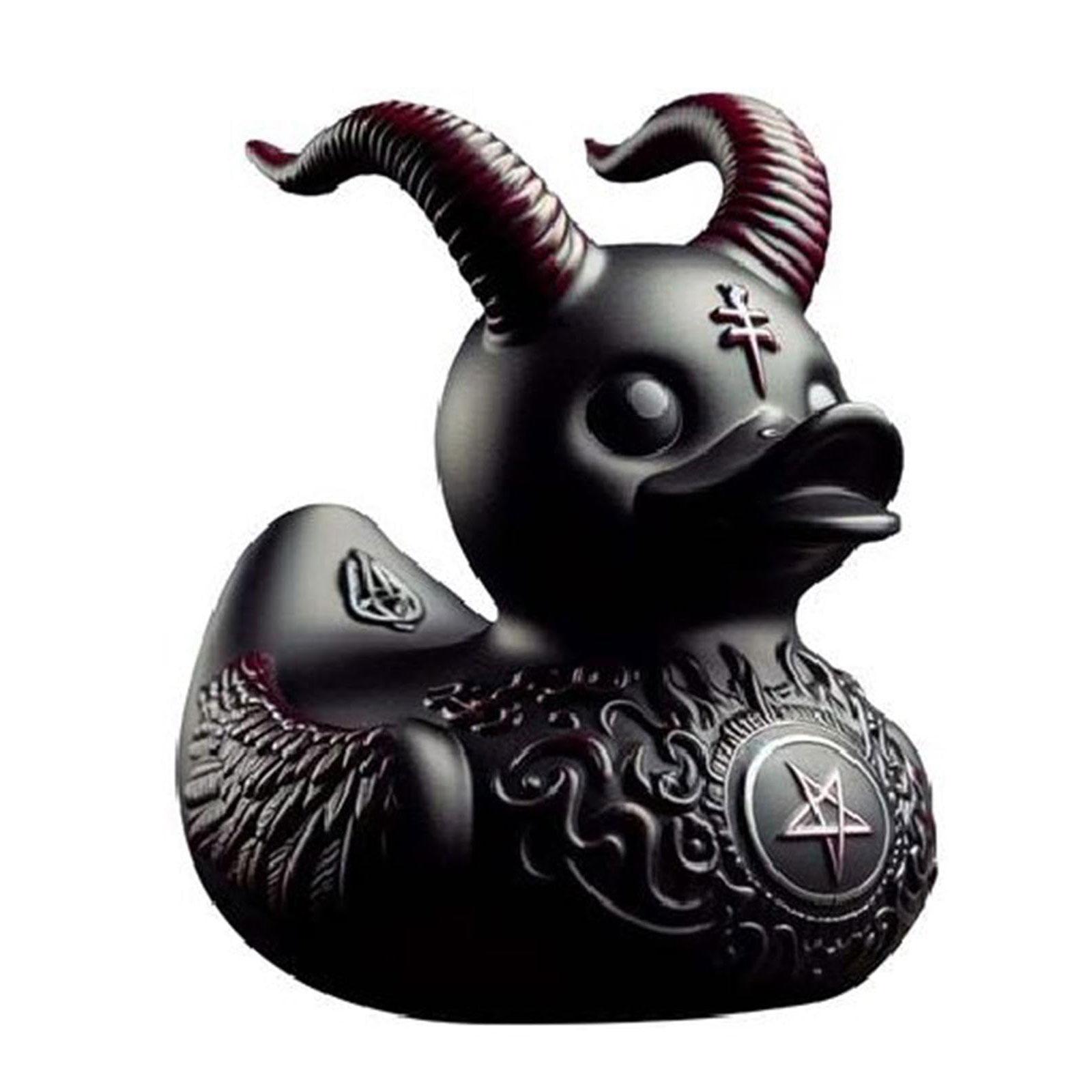 

Статуэтка Утки Утка Готика Панк Утка Смола Статуэтка Утки Фигурка Животного Коллекционные Фигурки Утка Сатана 1