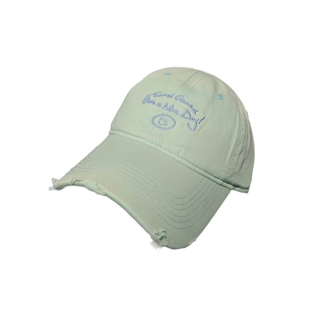 Spring and Summer New Letter Embroidery Hole Soft Top Baseball Cap Children Small Fresh Simple Curved Brim Cap Couple Tide