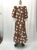 Bohemian Polka Dot Off-Shoulder Women's Dress