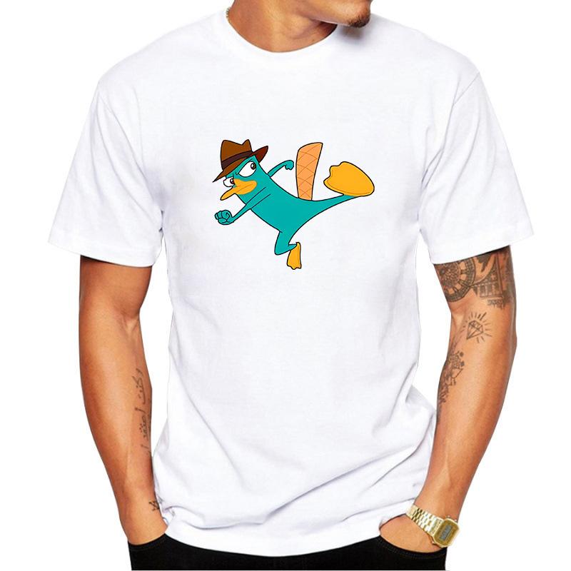 

Phineas Y Ferb 2026 Camiseta De Algodón Ropa De Calle Camisetas De Manga Corta Hombres Mujeres Ropa De Camisetas Tops 4XL