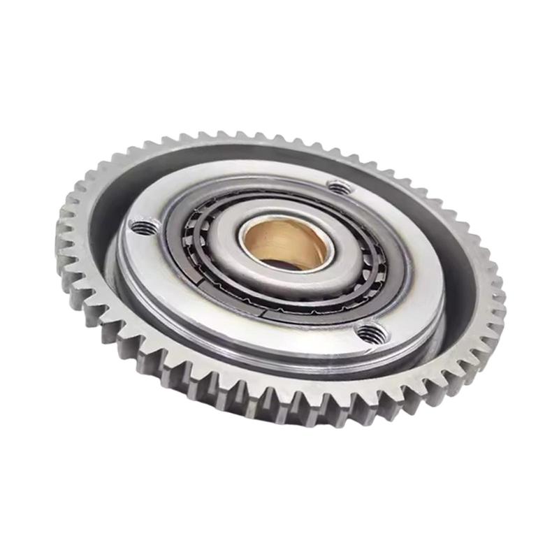 57T Motorcycle Starter Clutch Drive Gear Reliable Metal Overrunning Kit for CBS300 ZS172FMM-3A CB250-F Engines