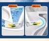 Flushable Japanese Toilet Brush with Dissolvable Head & Built-in Cleaner - Wall-Mounted Home Essential