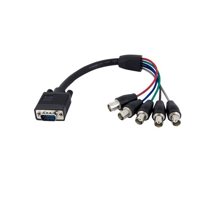 Câble D'écran - STARTECH - VGA Vers 5 X BNC RGBHV - 30 Cm - Coaxial - Noir
